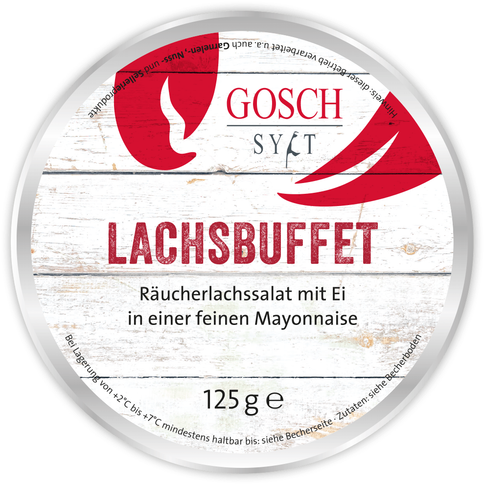 GOSCH Salat | Lachsbuffet – 125g