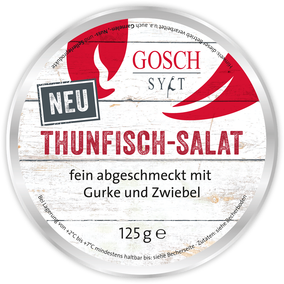 GOSCH Salat | Thunfisch-Salat – 125 g